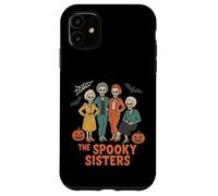 The Spooky Sisters - Divertido diseño de Esqueleto de Halloween Carcasa para iPhone 11