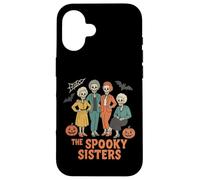 The Spooky Sisters - Divertido diseño de Esqueleto de Halloween Carcasa para iPhone 16