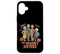 The Spooky Sisters - Divertido diseño de Esqueleto de Halloween Carcasa para iPhone 16 Plus