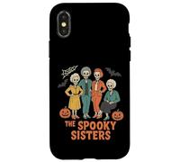 The Spooky Sisters - Divertido diseño de Esqueleto de Halloween Carcasa para iPhone X/XS