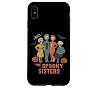 The Spooky Sisters - Divertido diseño de Esqueleto de Halloween Carcasa para iPhone XS MAX