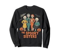 The Spooky Sisters - Divertido diseño de Esqueleto de Halloween Sudadera