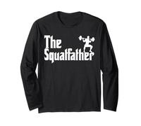 The Squat Father Camiseta as an Excercise Manga Larga