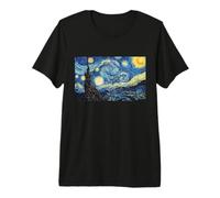 The Starry Night Camisetas, Cool Vincent Van Gogh Pintor Camiseta Premium