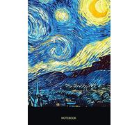 The Starry Night Oil Painting Frame, Vincent van Gogh Painter Journal Notebook Paperback Souvenir Diary: 100 Blank Ruled Pages 6x9 inch: Art Artist ... Design Gifts And Souvenir, Back To School