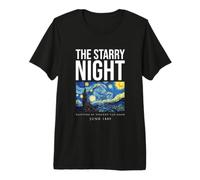 The Starry Night tee Shirts, Cool Vincent Van Gogh Painter Camiseta Premium