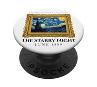 The Starry Night tee Shirts, Cool Vincent Van Gogh Painter PopSockets PopGrip Adhesivo