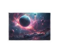 The Stars are Falling. Manteles individuales estampados diseñados para cocinas de restaurante, 12 x 18 pulgadas, juego de 6 piezas