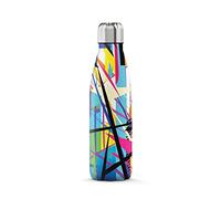 THE STEEL BOTTLE - Botella térmica de acero inoxidable, aislamiento al vacío de doble pared, capacidad 500 ml, cierre hermético, botella portátil (Low Profile)