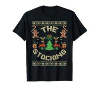 The Stocking - Suéter Feo de Navidad para Parejas a Juego Camiseta