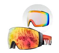 The Storm - Gafas de esquí para hombre, gafas de snowboard, gafas de esquí con lentes intercambiables opcionales para el mal tiempo, gafas de nieve, gafas de esquí (incluye cristal para mal tiempo)