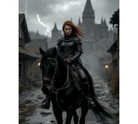 The Stormguard Rider: A Premium 7.5x9.25" Dotted Grid Journal: An Arcane Scribe Notebook for Epic Quests, World-Building, and Forging Your Legend | 180 Pages