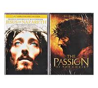 The Story of Jesus Classic and Modern - Franco Zefferelli's Jesus of Nazareth & Mel Gibson's The Passion of the Christ 3-DVD Bundle