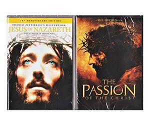 The Story of Jesus Classic and Modern - Franco Zefferelli's Jesus of Nazareth & Mel Gibson's The Passion of the Christ 3-DVD Bundle