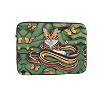 The Story of the Snake and the Cat - Funda suave para laptop, a prueba de golpes, adecuada para el trabajo diario de oficina y desplazamientos de 15 pulgadas