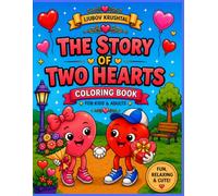 The Story of Two Hearts: Cute Love, Friendship and Heartwarming Moments to Color