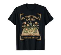 The Storyteller's Garden para los Amantes de los Libros Camiseta