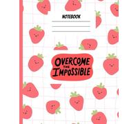 The strawberry design notebook: A notebook with strawberry design and pink&white theme color