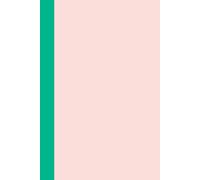 The Strip : Light Pink & Green: A 6x9 Inch Notebook with 120 Pages