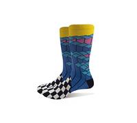 The Strokes - Calcetines Angles para Adultos Unisex (40,5 EU, 45,5 EU) (Amarillo, Negro, Blanco)