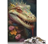 The Strong Crocodile Rompecabezas Imposible,desafío for Adults Juego Educativo 1000 Piezas Obra De Arte De Juego De para Adultos Y Niños A Partir De 12 Años 1000pcs (75x50cm)