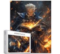 The Strongest Magician - Rompecabezas de 1000 piezas para adultos, mago de fantasía, arte de personajes, rompecabezas desafiantes de actividades familiares, rompecabezas colorido para manualidades