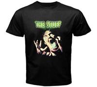 The Stuff Movie Character Men's Black Camiseta Unisex Clothing, Negro , M