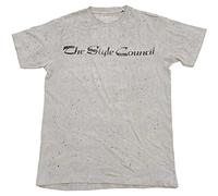 The Style Council T Shirt Band Logo Official Unisex Dye Wash Sand, Camiseta Unisex Adulto, Beige,