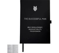 The Successful Man - Diario para el desarrollo personal, responsabilidad y progreso, diario de éxito para establecer objetivos diarios para hombres, planificador de productividad guiado para
