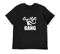 The Sugarhill Gang Rappers Delight Tour Men's T-Shirt Unisex Black Cotton Print tee Shirts M