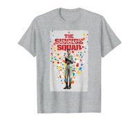 The Suicide Squad Polkadot Man Poster Camiseta, Hombre, Gris Jaspeado, S