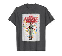 The Suicide Squad Polkadot Man Poster Camiseta, Hombre, Jaspeado Oscuro, 3XL