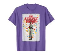 The Suicide Squad Polkadot Man Poster Camiseta, Hombre, Morado Jaspeado, 3XL