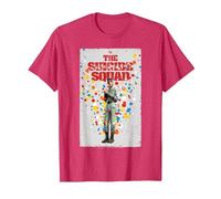 The Suicide Squad Polkadot Man Poster Camiseta, Hombre, Rojo Jaspeado, M
