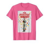 The Suicide Squad Polkadot Man Poster Camiseta, Hombre, Rosa Jaspeado, L