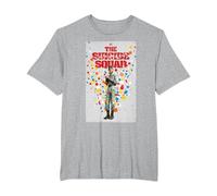 The Suicide Squad Polkadot Man Poster Camiseta, Hombre Tallas Grandes, Gris Jaspeado, 6X Alto