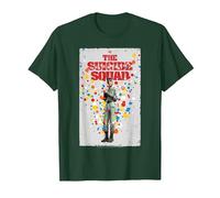The Suicide Squad Polkadot Man Poster Camiseta, Hombre, Verde Bosque, 3XL