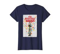 The Suicide Squad Polkadot Man Poster Camiseta, Mujer, Azul Marino, S
