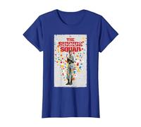 The Suicide Squad Polkadot Man Poster Camiseta, Mujer, Azul Real, XS
