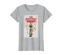 The Suicide Squad Polkadot Man Poster Camiseta, Mujer, Gris Jaspeado, S