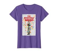 The Suicide Squad Polkadot Man Poster Camiseta, Mujer, Morado Jaspeado, XS