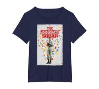 The Suicide Squad Polkadot Man Poster Camiseta, Mujer Tallas Grandes, Azul Marino, 6XL Grande