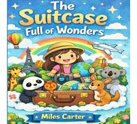 The Suitcase Full of Wonders: An Around-the-World Coloring Adventure for Girls Ages 4-10 | 45 Bold & Easy Travel Pages with Animals, Landmarks, and Magical Discoveries