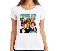 The Summer I Turned Pretty Conrad Fisher - Camiseta para mujer estilo bootleg de los años 90, Blanco, S