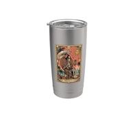 the summerween queen tarot ocultismo vintage Vaso térmico de acero inoxidable de doble pared