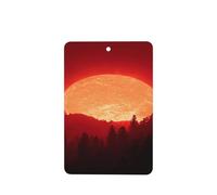 The Sun Above Mountain - Ambientadores para coche, 4 unidades, tarjetas perfumadas colgantes, tarjetas perfumadas para tabletas de aromaterapia de coche