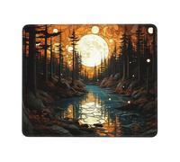 The Sun and Trees. Alfombrilla de ratón de varios tamaños para oficina, estudio y juego, con fuerte adherencia y superficie gruesa y cómoda