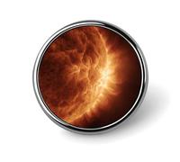 The Sun - Broche redondo para hombres y mujeres, insignia, collar, vestido, chaqueta, mochila, accesorios