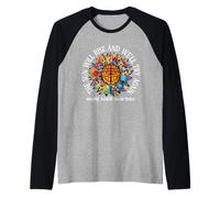 The Sun Will Rise We'll Try Again Mental Health Awareness Camiseta Manga Raglan