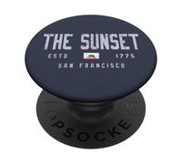 The Sunset San Francisco California Field/The Sunset SF PopSockets PopGrip Adhesivo
